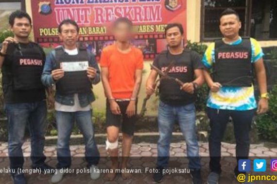 Pelaku Bongkar Rumah di Medan Terpaksa Dilumpuhkan Polisi - JPNN.COM