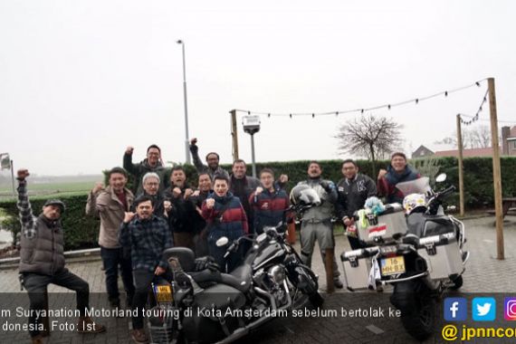 Tutup Lawatan, Tim Suryanation Motorland Touring di Belanda - JPNN.COM