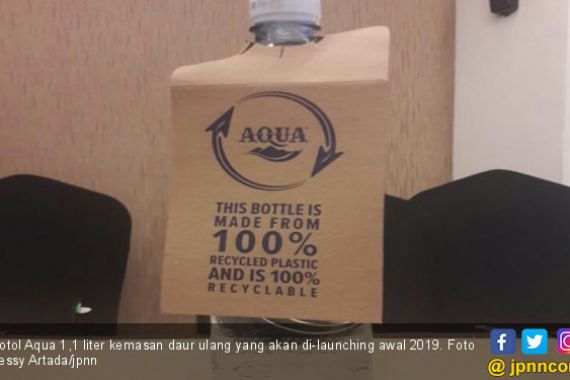 Danone Bakal Pasarkan Aqua 1,1 Liter Kemasan Daur Ulang - JPNN.COM