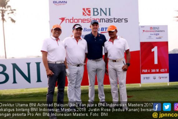 BNI Ajak Nasabah Main Golf Bareng Justin Rose - JPNN.COM