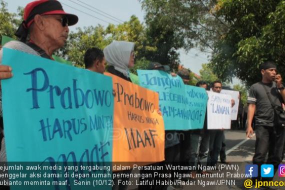 Jurnalis Ancam Boikot Kegiatan Prabowo Subianto - JPNN.COM