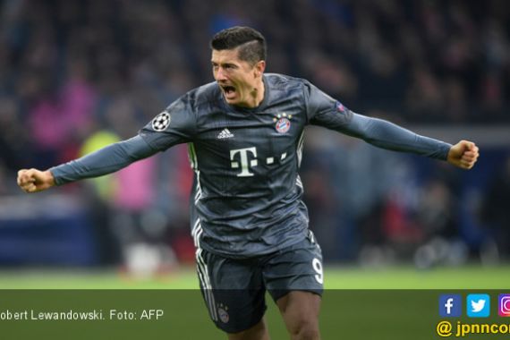 Robert Lewandowski Pimpin Daftar Top Skor Liga Champions - JPNN.COM