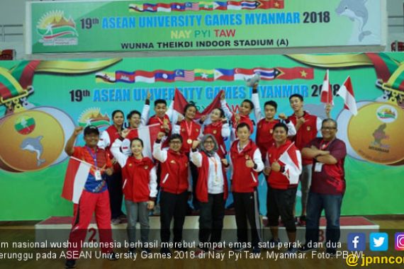 Timnas Wushu Raih 4 Emas pada ASEAN University Games 2018 - JPNN.COM