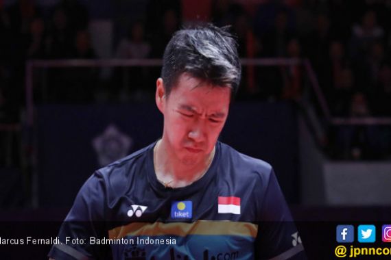 Kevin Sanjaya sih Mau Main, tapi Leher Marcus Fernaldi.. - JPNN.COM