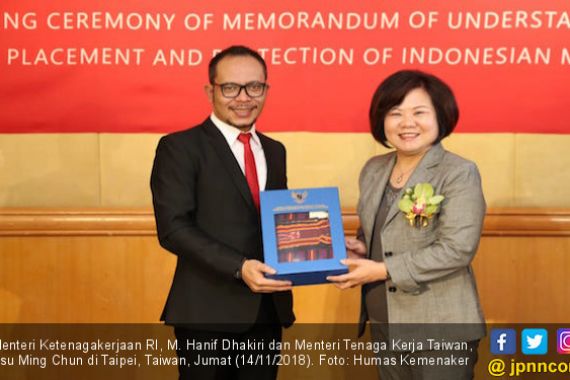 Indonesia - Taiwan Teken MoU Peningkatan Perlindungan PMI - JPNN.COM