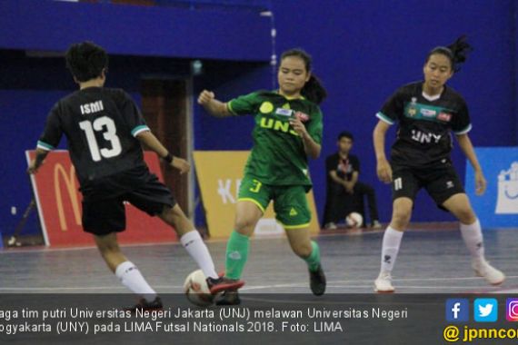 Putri UNJ Tantang UPI pada Grand Final Futsal Nationals 2018 - JPNN.COM