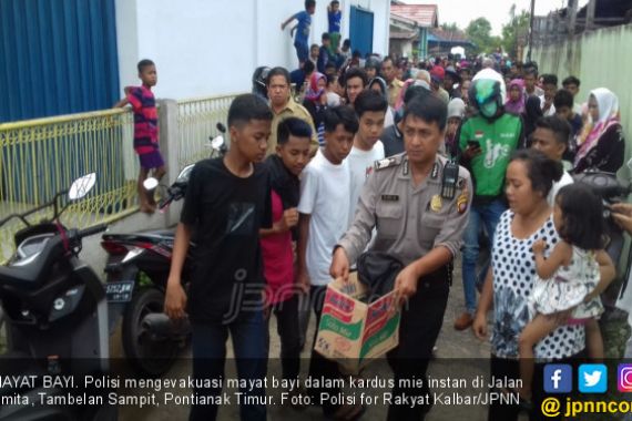 Astaga, Mayat Bayi Diikat Tali Sepatu Lalu Dimasukkan Kardus - JPNN.COM