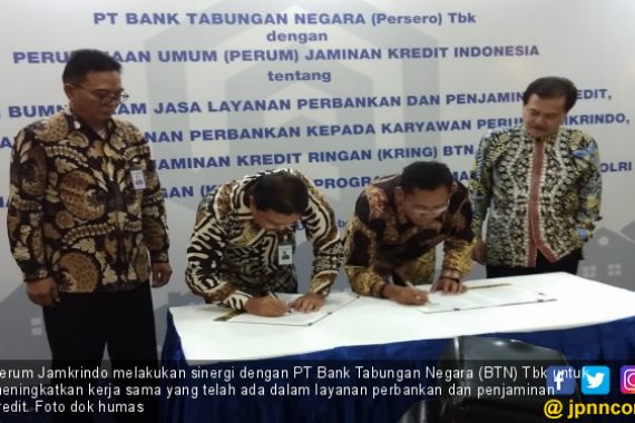 Jamkrindo Perkuat Sinergi Berkelanjutan dengan BTN - JPNN.COM