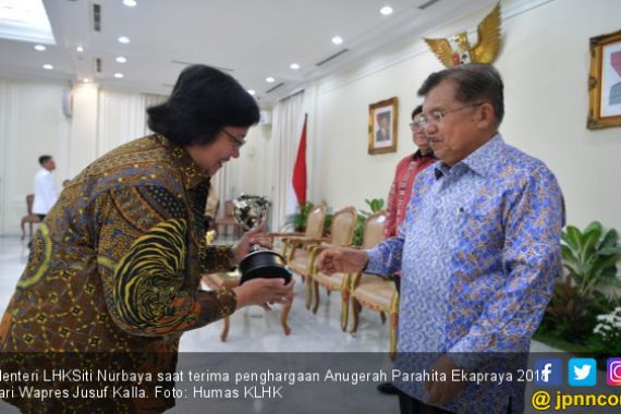 Wapres Serahkan Anugerah Parahita Ekapraya 2018 untuk KLHK - JPNN.COM