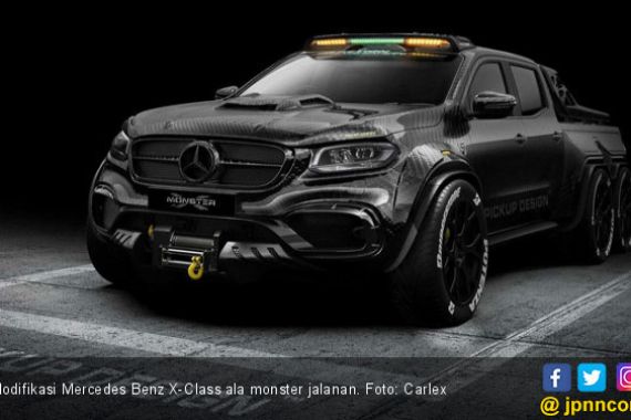 Modifikasi Mercedes Benz X-Class: Monster Penolong di Jalan - JPNN.COM