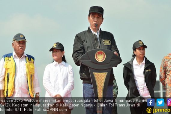 Presiden Jokowi Meresmikan Empat Ruas Tol di Jawa Timur - JPNN.COM