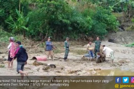Satu dari Tiga Korban Banjir Bandang Dairi Ditemukan di Aceh - JPNN.COM