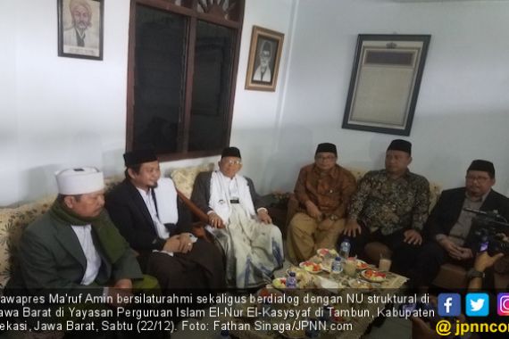 SBY - Prabowo Bertemu, Kiai Ma’ruf: Itu Bukan Ancaman - JPNN.COM