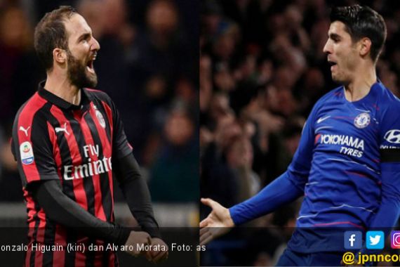 Gonzalo Higuain ke Chelsea, Alvaro Morata ke AC Milan - JPNN.COM