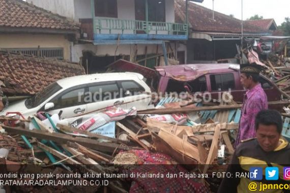 Korban Tsunami di Lampung Selatan, 58 Orang Meninggal - JPNN.COM