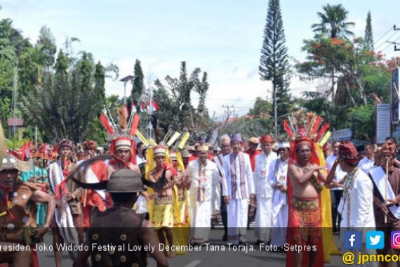 Presiden Hadiri Festival Lovely December Tana Toraja - JPNN.COM