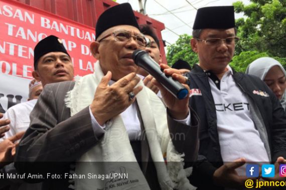 Tsunami Banten, Kiai Ma’ruf: Mereka Sedih, Saya Ikut Sedih - JPNN.COM