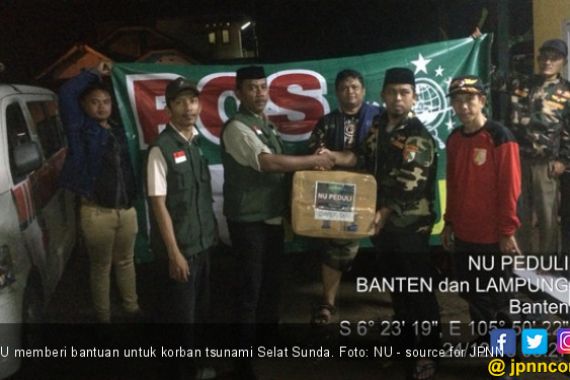 Banser NU Gerak Cepat Bantu Korban Tsunami Selat Sunda - JPNN.COM