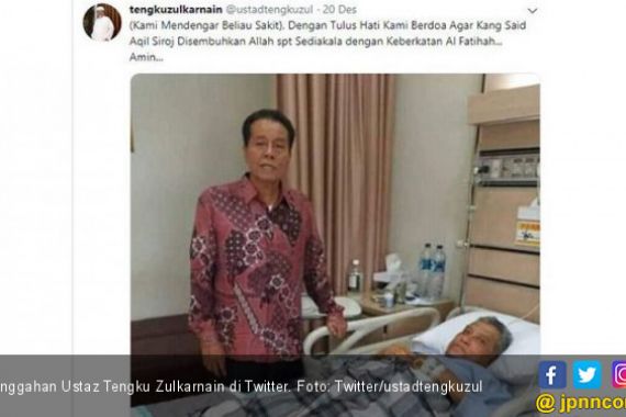 Ya Ampun, Ustaz Tengku Ikut Sebar Hoaks KH Said Aqil Sakit? - JPNN.COM