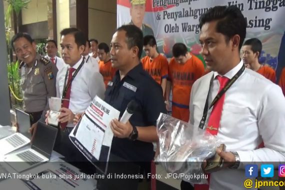 Tujuh Warga Tiongkok jadi Bandar Judi Online di Indonesia - JPNN.COM