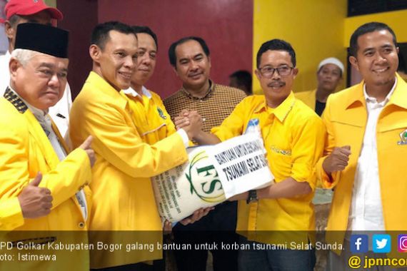 Golkar Kabupaten Bogor Galang Bantuan untuk Korban Tsunami - JPNN.COM