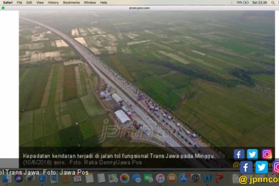 Akui Tol Trans Jawa Kunci Kelancaran Arus Mudik Lebaran 2019 - JPNN.COM