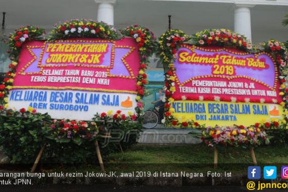 Awal 2019, Presiden Jokowi Dikirimi Bunga-Bunga Oleh? - JPNN.COM