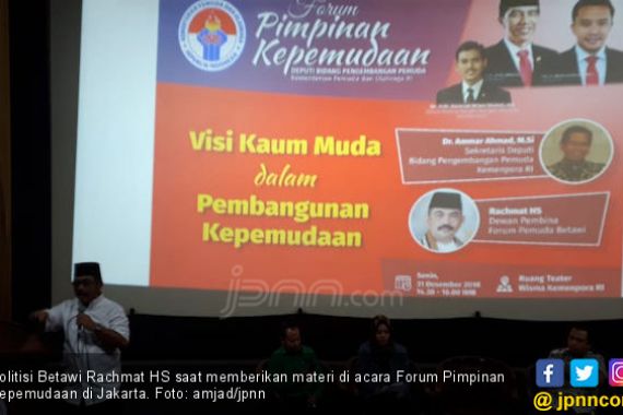 Rachmat HS Dorong Kaum Muda Jangan Cepat Putus Asa - JPNN.COM