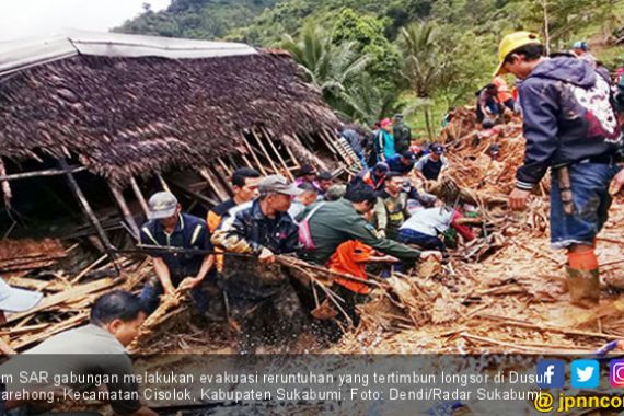 Pencarian Korban Longsor Sukabumi Berakhir dengan Dramatis - JPNN.COM