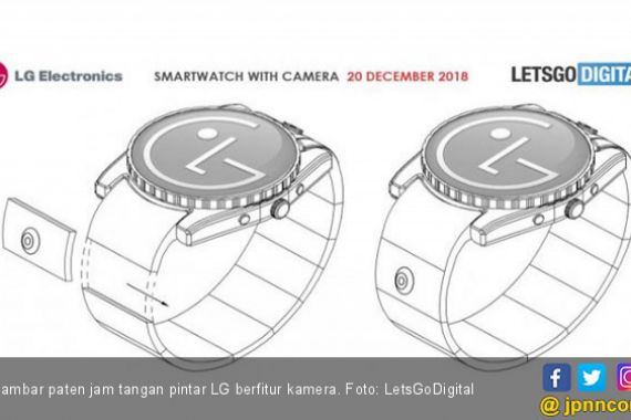 LG Daftarkan Paten Jam Tangan Pintar Berfitur Kamera - JPNN.COM