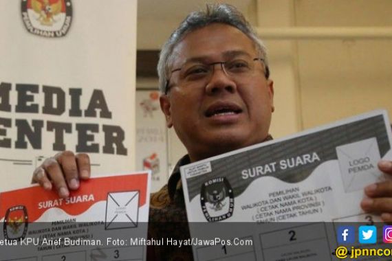 Sambangi Bareskrim, Ketua KPU Minta Penyebar Hoaks Ditangkap - JPNN.COM