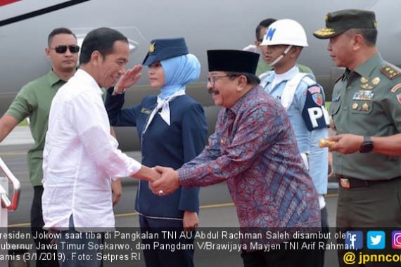 Jokowi Tinjau Daerah Irigasi Lodoyo di Blitar - JPNN.COM