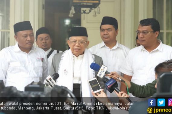 Mengawali 2019, Kiai Ma'ruf Menyambangi Ponpes di Bogor - JPNN.COM