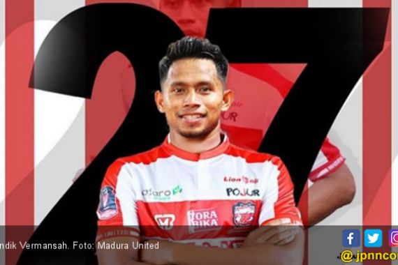 2 Alasan Andik Vermansah Pilih Nomor 27 di Madura United - JPNN.COM