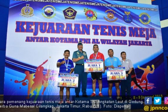 Mabesal Sapu Bersih Medali Ganda Putri Kejuaraan Tenis Meja - JPNN.COM