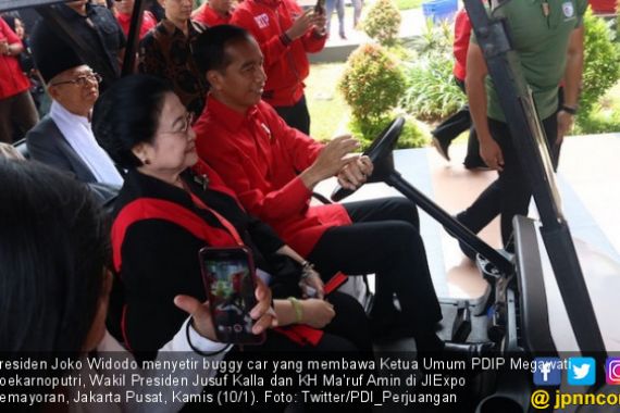 Perdana Kampanye Bareng di Jabar, Ini Sasaran Jokowi dan Megawati - JPNN.COM