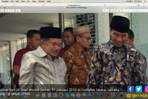 Usai Sholat Jumat, Jokowi dan JK... - JPNN.COM