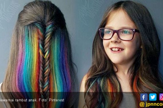Jangan Warnai Rambut Anak Anda, Ini Alasannya - JPNN.COM