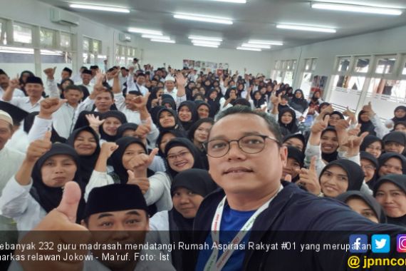 232 Guru Madrasah Curhat di Rumah Aspirasi Jokowi - Ma'ruf - JPNN.COM