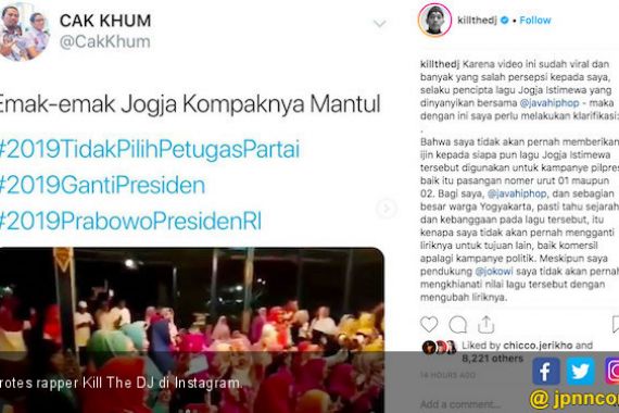Kill The DJ Geram Lagu Miliknya Dipakai Tim Kampanye Prabowo - JPNN.COM
