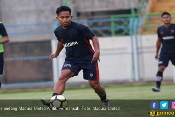Andik Vermansah Bertekad Bawa MU Menjuarai Piala Indonesia 2019 - JPNN.COM