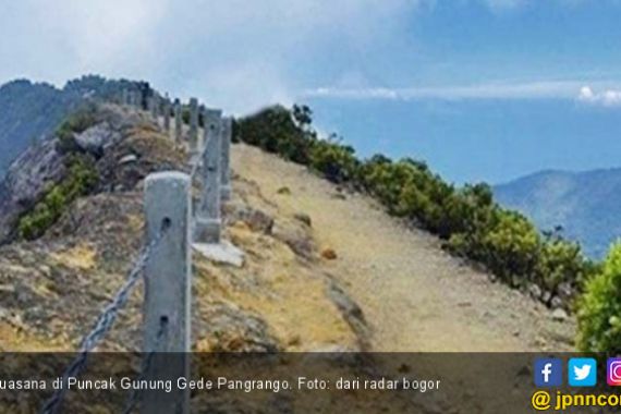 Jalur Pendakian Gunung Gede Pangrango Ditutup Untuk Umum - JPNN.COM