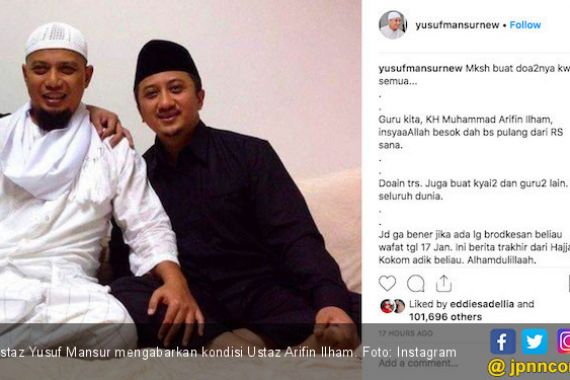 Ustaz Arifin Ilham Sudah Diizinkan Keluar dari Rumah Sakit - JPNN.COM