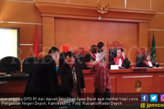 Merusak Tembok Bangunan, Caleg DPD RI Divonis 1 Tahun Penjara - JPNN.COM