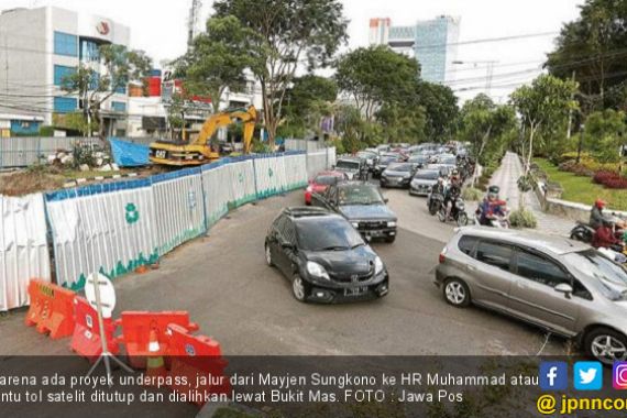 Perhatian untuk Warga Surabaya Barat, Jalan Mayjen ke HR Muhammad Ditutup - JPNN.COM