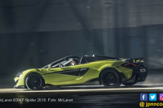 McLaren 600LT Spider Lebih Ringan 100 Kg dan Kian Buas - JPNN.COM