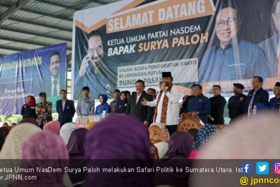 Surya Paloh Optimistis Jokowi - Ma'ruf Raih 50 Persen Suara di Sumbar - JPNN.COM