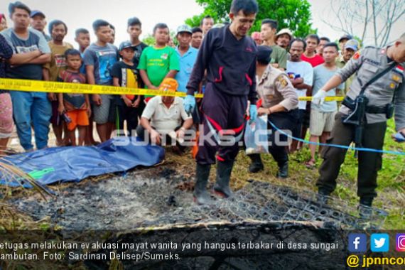 Heboh Mayat Hangus Terbakar di Atas Springbed, Lehernya Dijerat Kawat - JPNN.COM