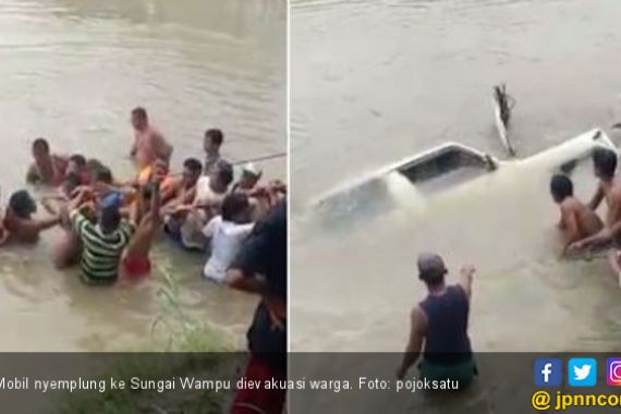 Dua Jasad Korban Mobil Taft Tenggelam di Sungai Wampu Ditemukan - JPNN.COM