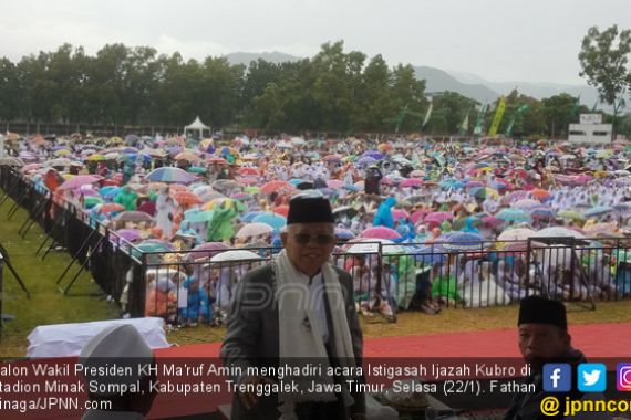 Kiai Anwar Iskandar Minta Warga NU Dukung Ma'ruf Amin - JPNN.COM